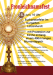 Fronleichnam - Hochfest am Donnerstag, 16. Juni