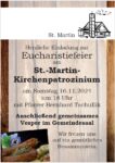 St. Martin Kirchenpatrozinium, Feier am Samstag, 16.11.2024 um 18.00 Uhr