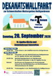 Dekanatswallfahrt 19. + 20. September / dieses Jahr in Salzstetten