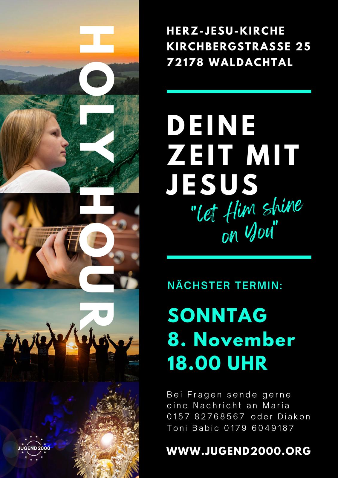 Herzliche Einladung zur Holy Hour – Deine Zeit mit Jesus